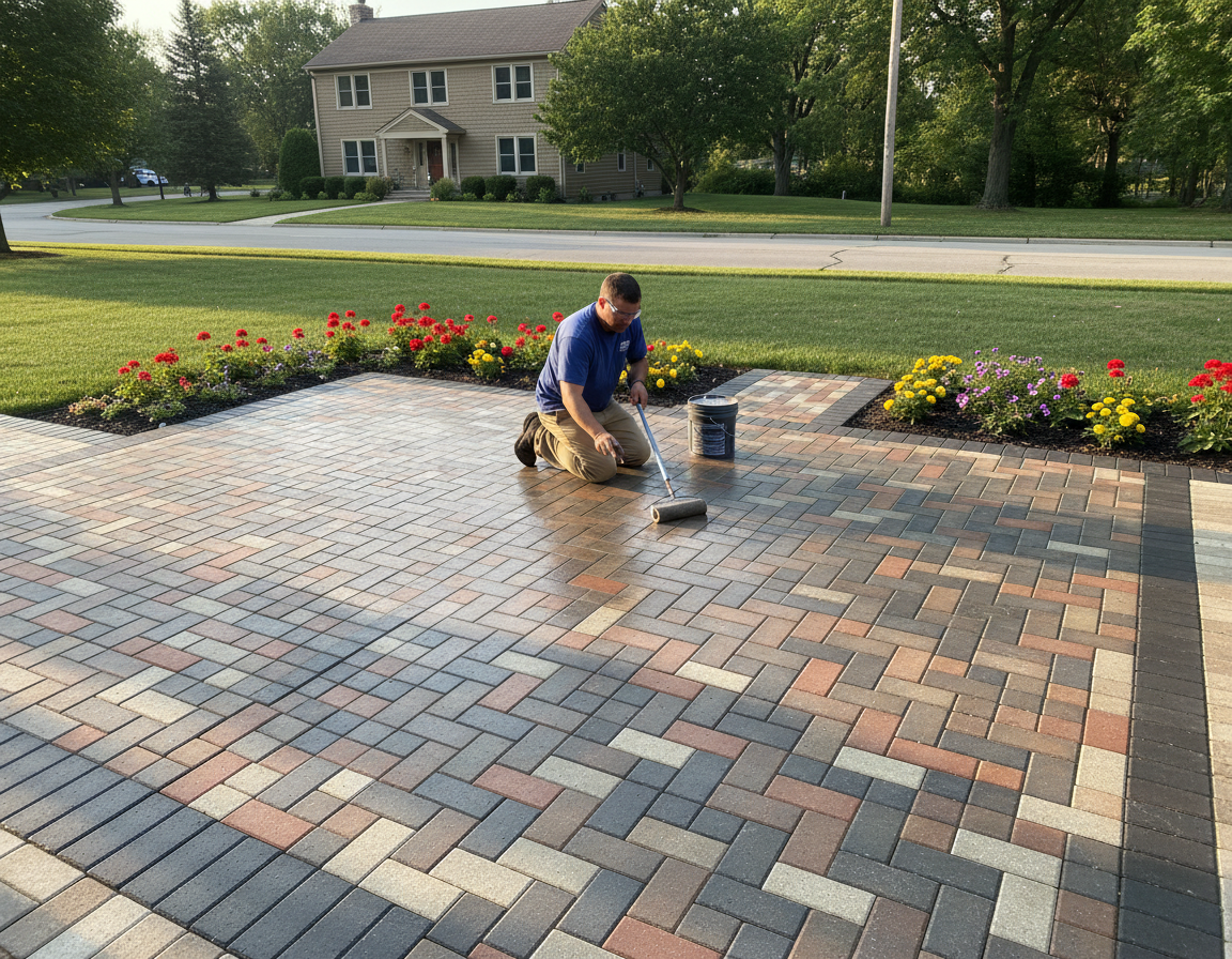 Lewis Center Patio Paver Sealing Services